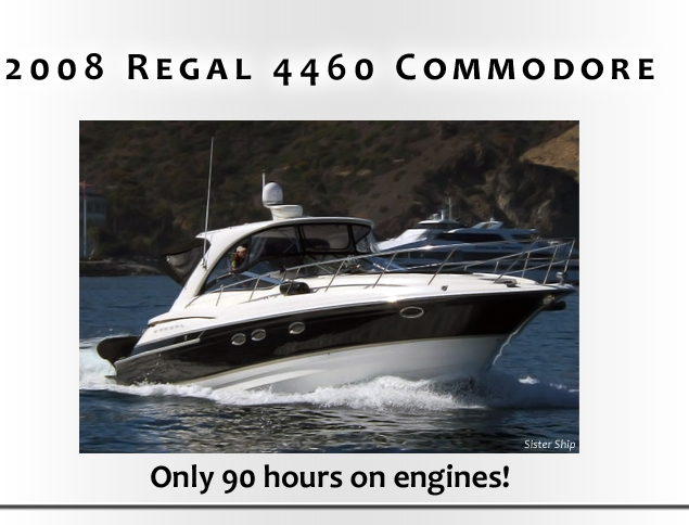 2008 Regal 4460 Commodore